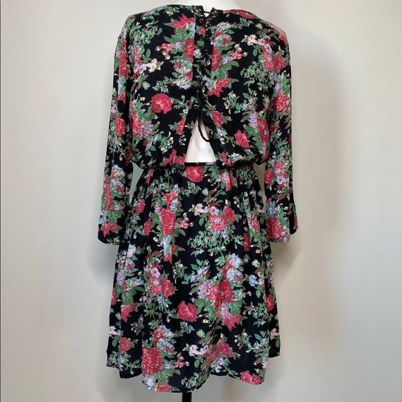 Floral Element Babydoll Dress Sz S - Picture 2 of 11